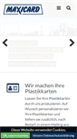 Mobile Screenshot of maxicard.de
